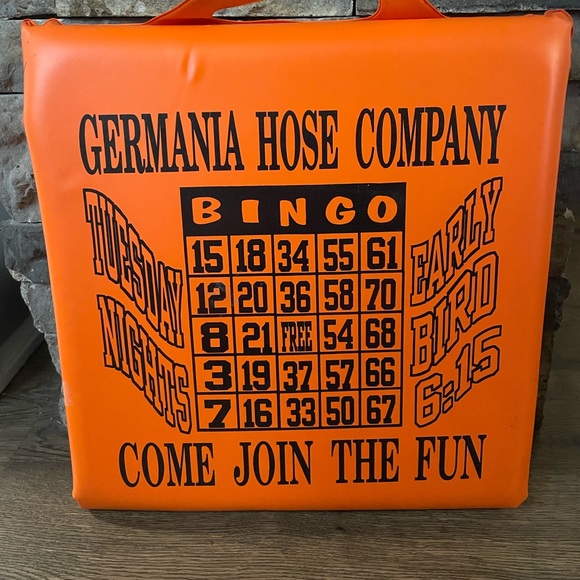 Vintage Bingo Seat Cushion - Picture 4 of 6